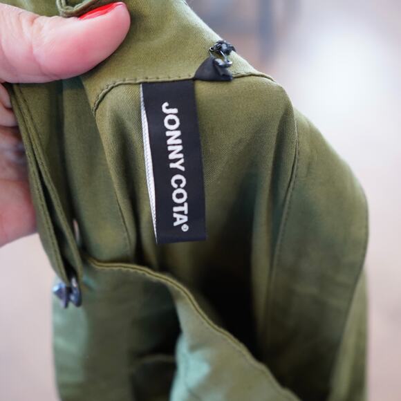 NWT Jonny Cota Studio CARGO OVERALLS IN GREEN Unisex Size XS - Picture 5 of 16